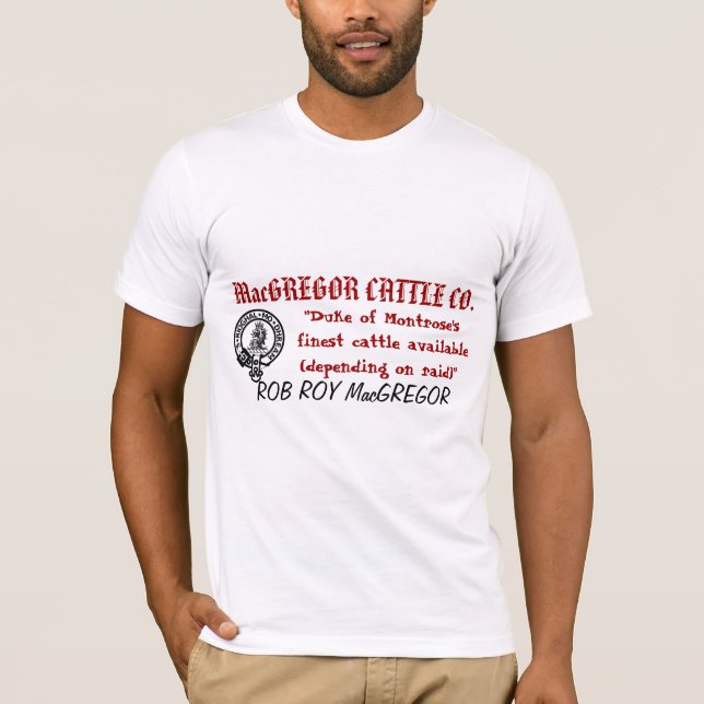 MacGREGOR CATTLE CO 2 T-shirt (Framsida)