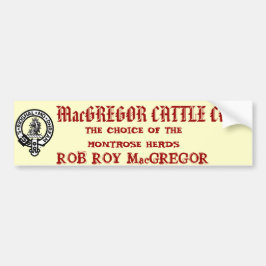 MacGREGOR CATTLE CO. Bildekal