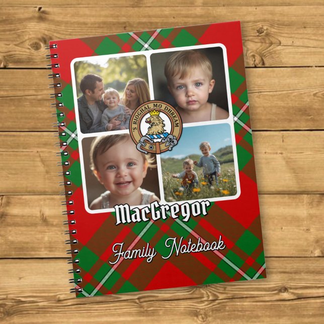 MacGregor Familjefotokollage Anteckningsbok (Skapare uppladdad)