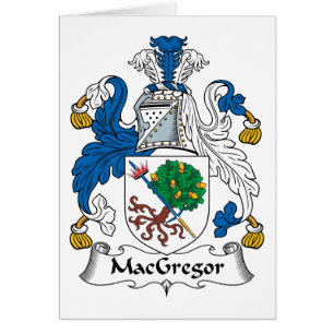 MacGregor familjvapensköld Hälsningskort