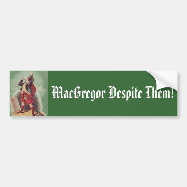 MacGregor illvilja dem! Bildekal (Framsidan)