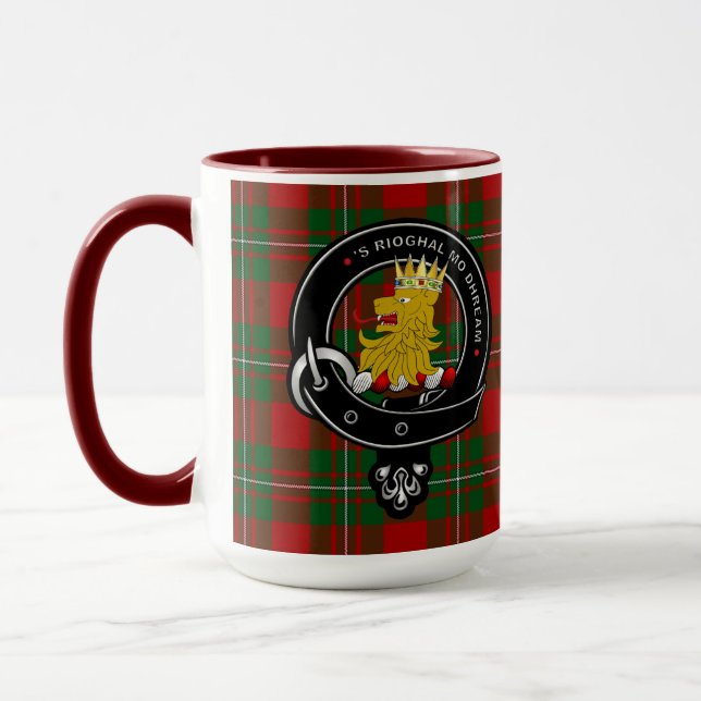 MacGregor Klan Badge & Tartan Mugg (Vänster)