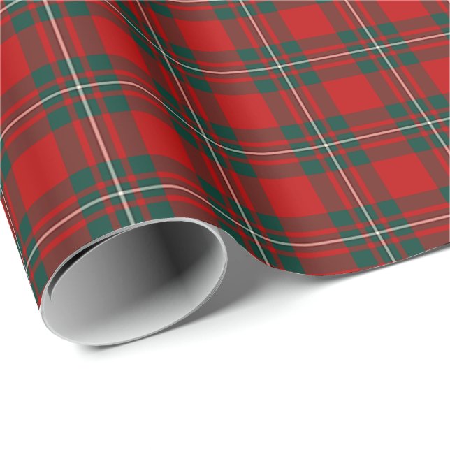 MacGregor Klan Tartan Presentpapper (Rullad Hörn)