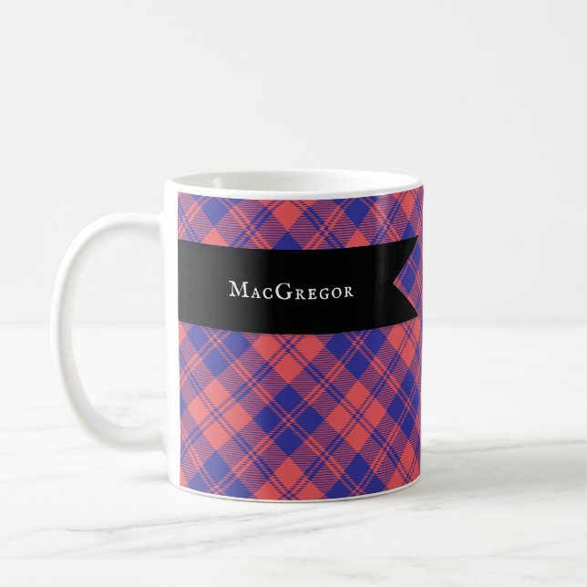 MacGregor of Glängyle Klan Scottish Tartan Play Kaffemugg (Vänster)