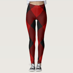 MacGregor Rob Roy Buffalo Play Red Tartan Leggings