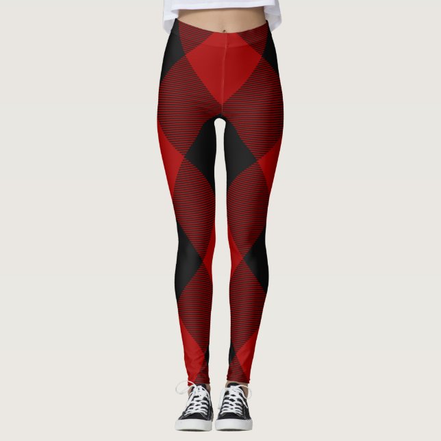 MacGregor | Rob Roy | Buffalo Play Red Tartan Leggings (Framsida)