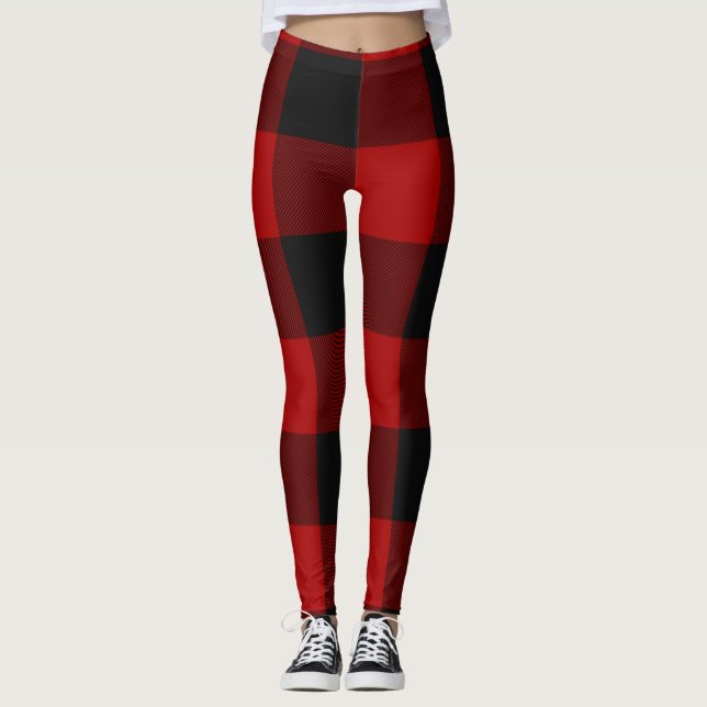 MacGregor | Rob Roy | Buffalo Play Red Tartan Leggings (Framsida)