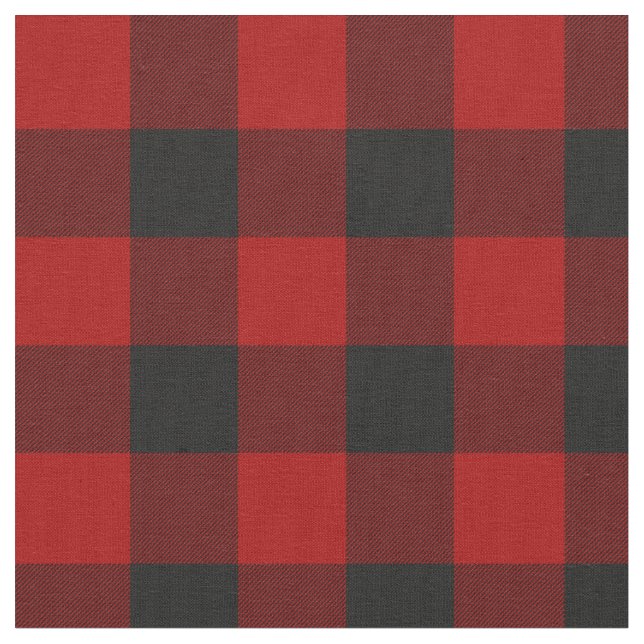 MacGregor | Rob Roy | Buffalo Play Red Tartan Tyg (Närbild)