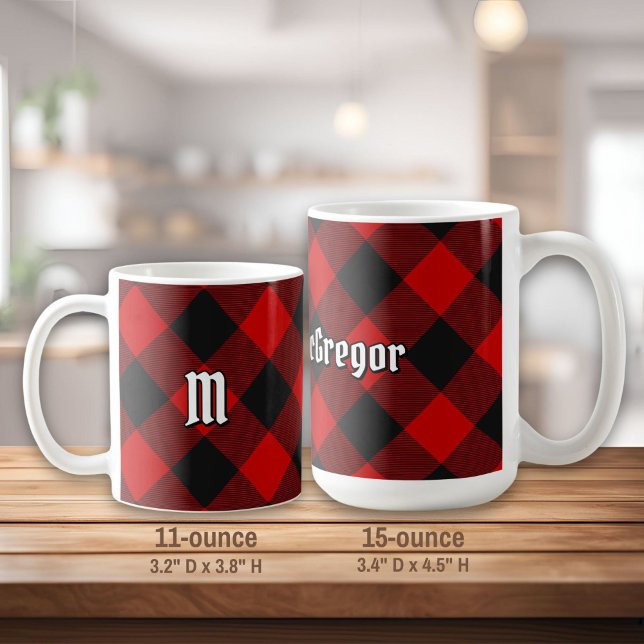 MacGregor Rob Roy Tartan Kaffe Mugg (Skapare uppladdad)