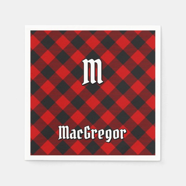 MacGregor Rob Roy Tartan Napkins Pappersservett (Framsidan)