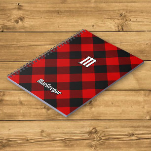 MacGregor Rob Roy Tartan Notebook Anteckningsbok
