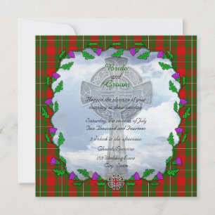 MacGregor Scottish bröllopsinbjudning Inbjudningar