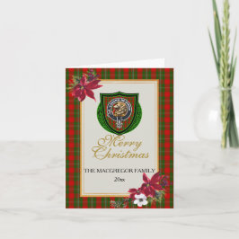 MacGregor Scottish Clan Tartan & Crest Kort