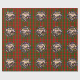 MacGregor skotsk klan tartan Presentpapper