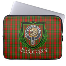 MacGregor skotska klan tartan och vapensköld