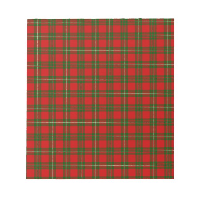 MacGregor Tartan Anteckningsblock (Framsida)