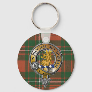 MacGregor Tartan & Badge Nyckelring