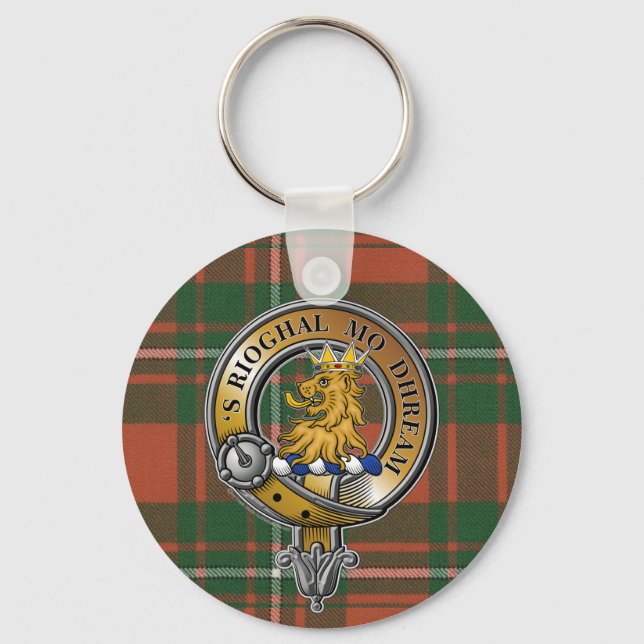 MacGregor Tartan & Badge Nyckelring (Framsida)