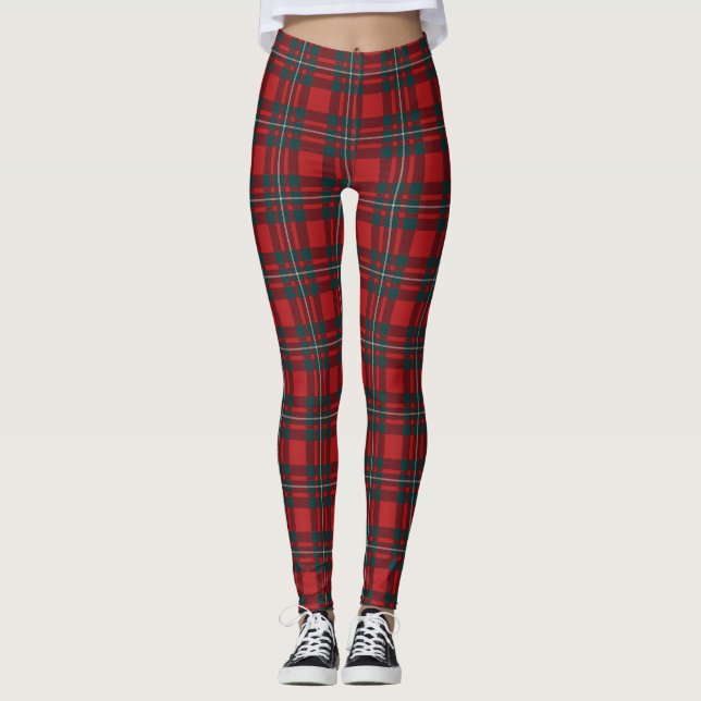 MacGregor Tartan! Den original- julplädet! Leggings (Framsida)