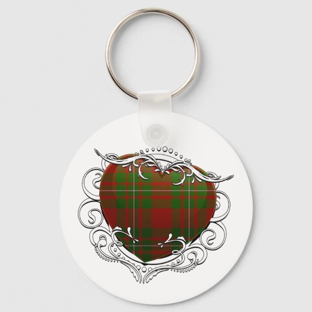 MacGregor Tartan Heart Nyckelring (Framsida)