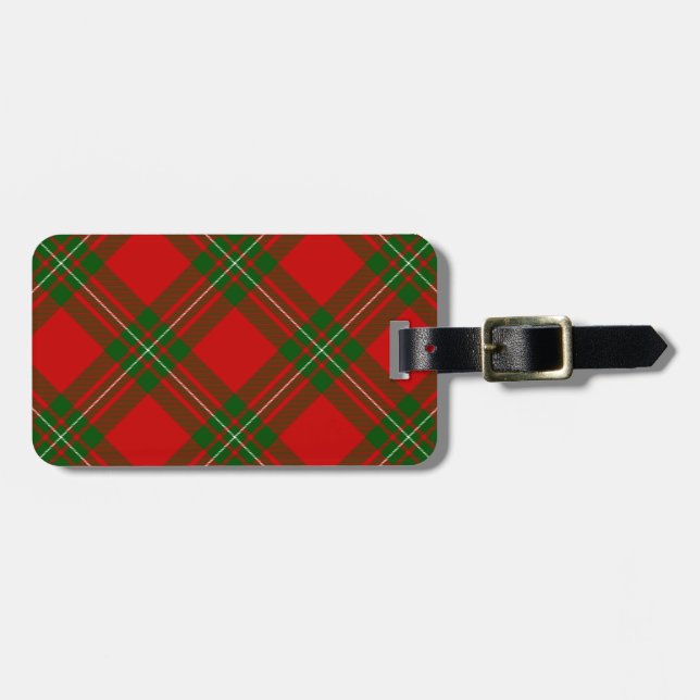 MacGregor tartan Red grönt plaid Bagagebricka (Horisontell Framsida)