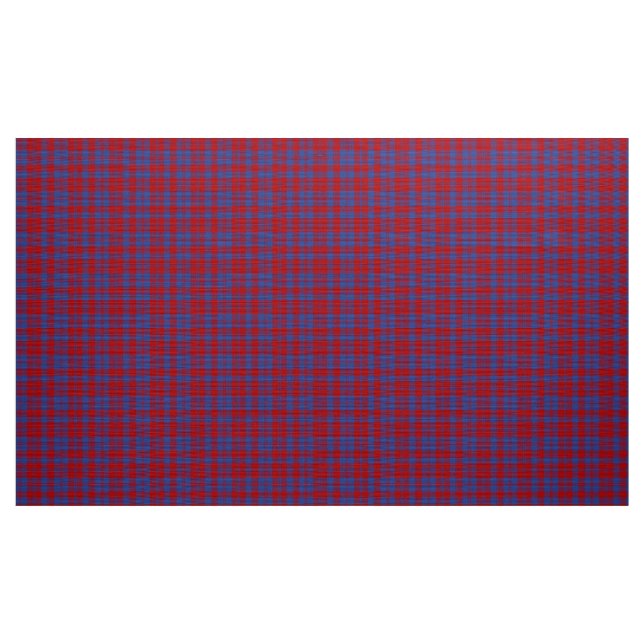 MacGregor Tartan Red och Blue Play Fabric Tyg (Yard)