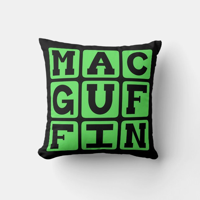 MacGuffin, Litterärt falsarium Kudde (Framsida)