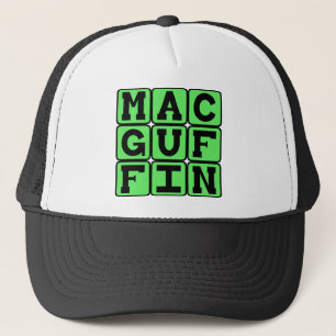 MacGuffin, Litterärt lurendrejeri Truckerkeps