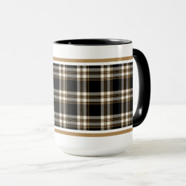 MacGuinness Tartan Black och Brown Irish Play Mugg