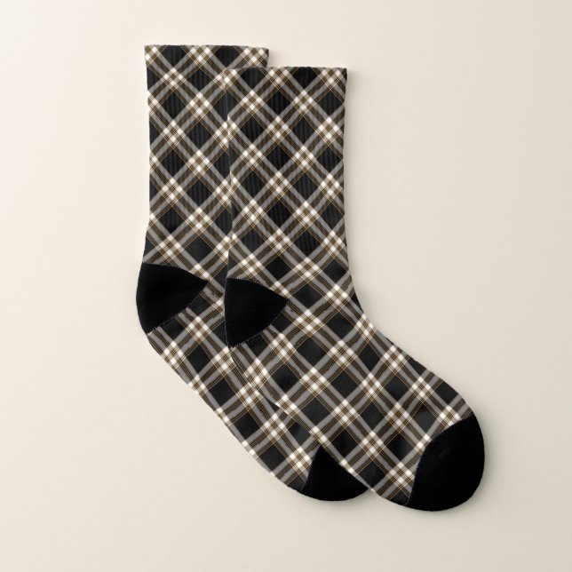 MacGuinness Tartan Black och Tan Play Strumpor (Par)