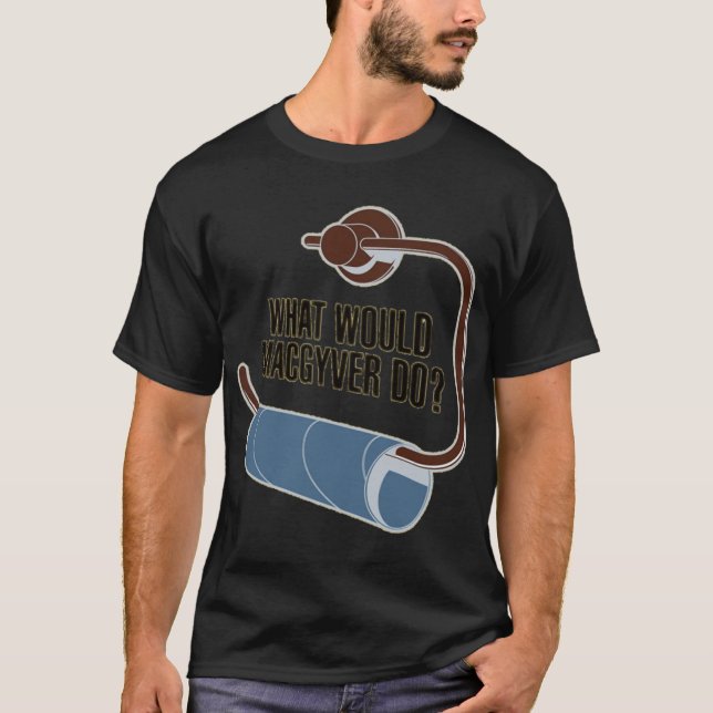 Macgyver Do Överstorlek T Shirt (Framsida)