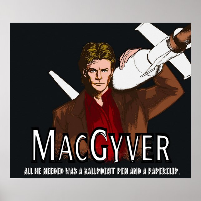 Macgyver Poster (Framsidan)