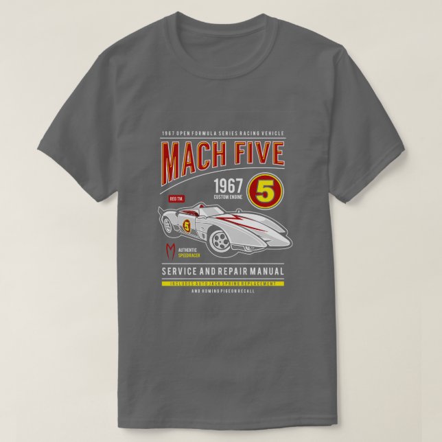 Mach 5 1 t shirt (Design framsida)