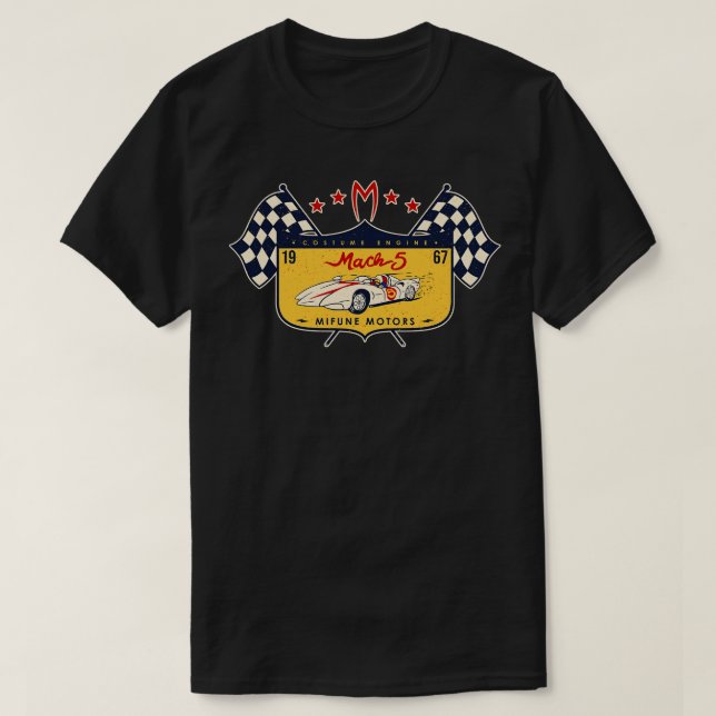 Mach 5 Mifune Motors T Shirt (Design framsida)