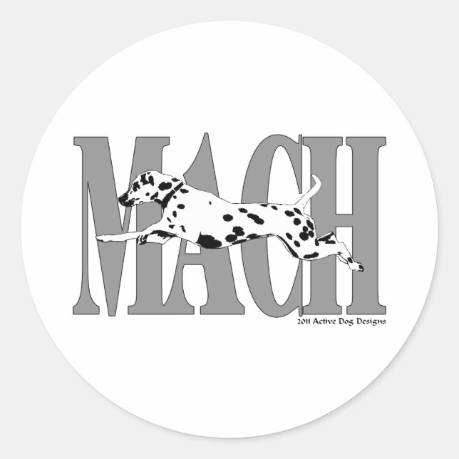 MACH Dal Runt Klistermärke (Framsida)