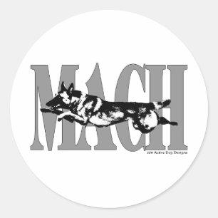 MACH Mal Runt Klistermärke