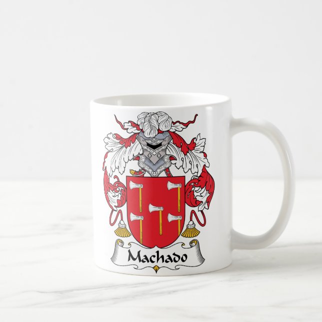 Machado familjvapensköld kaffemugg (Höger)