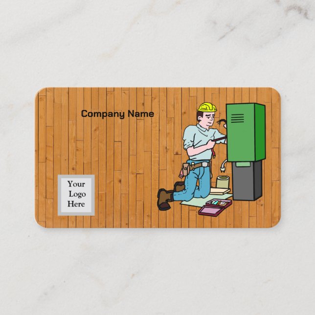 Machaniskt Affärskort Visitkort (Framsida)