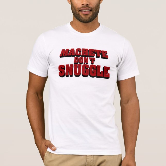 Macheten Snuggle inte Tee (Framsida)
