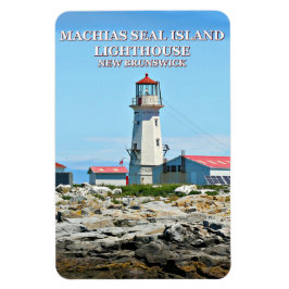 Machias Seal Island Lighthouse Flexi Magnet