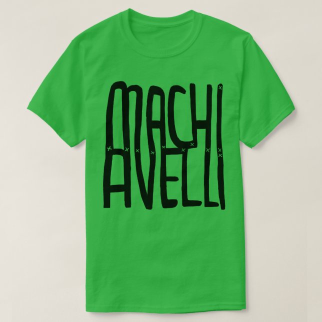 Machiavelli 1 t shirt (Design framsida)