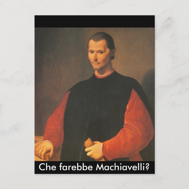 Machiavelli 4 vykort (Framsida)