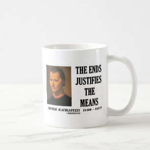 Machiavelli avslutar försvarar kaffemugg