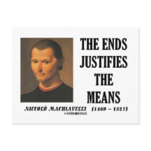 Machiavelli avslutar justeringen av citatet för El