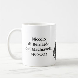 Machiavelli-citat om intellekt kaffemugg