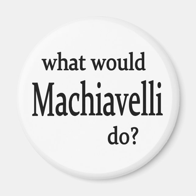 Machiavelli Magnet (Framsidan)