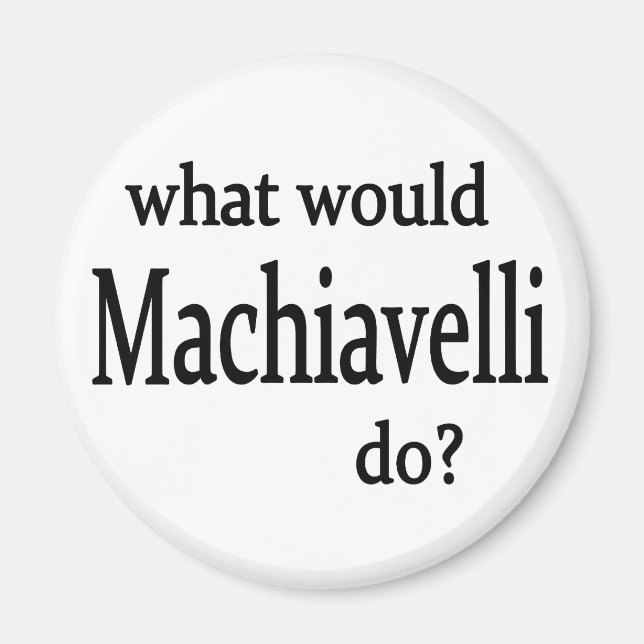 Machiavelli Magnet (Framsidan)