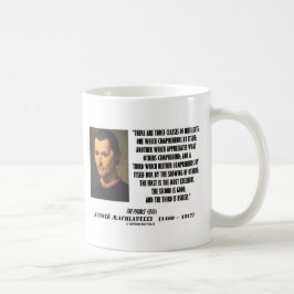 Machiavelli tre klassificerar av kaffemugg