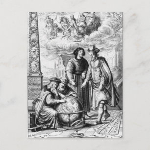 "Machina Coelestis" av Johannes Hevelius, Vykort