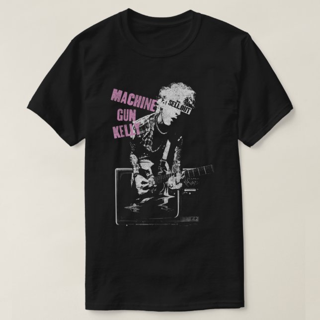 Machine Gun Kelly  TV Warp  T Shirt (Design framsida)